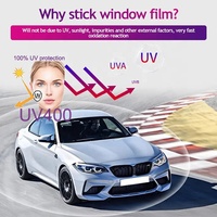 Mingtu 1pc Fenêtre Teinte Film NX15 Verre Autocollant Pare-Soleil Film Pour Voiture UV Protecteur Feuilles Autocollant Film