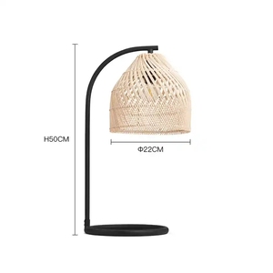 Stehlampe Vườn Ươm mộc mạc ARC Đèn sàn 1-ánh sáng cao đứng ánh sáng với mây Chụp đèn cho phòng khách trang trí nội thất lamparas de PISO - Product Image 3