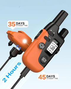 Collar de perro remoto de 4200 pies, collar eléctrico con luz LED con pitido/modos estáticos seguros/de vibración, Ecollar recargable impermeable IPX8 - Product Image 4