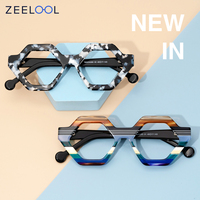 Zeelool Groothandel Gratis Monster Vrouwen Vierkante Acetaat 2021 Nieuwe Mode Optische Frame Brillen