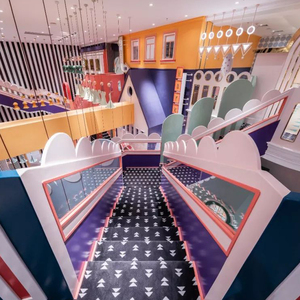 Augustine tema caramelle parco giochi al coperto per bambini con casa principessa spugna/legno/PVC materiali 100 capacità - Product Image 5