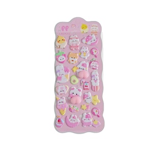 <span class=keywords><strong>Pegatinas</strong></span> 3D Personalizadas <span class=keywords><strong>de</strong></span> <span class=keywords><strong>Animales</strong></span> (Material PP) Suaves, Hechas a Mano, Diseño <span class=keywords><strong>de</strong></span> Dibujos Animados, Colores Vibrantes para Manualidades, Diario, Teléfono - Product Image 5