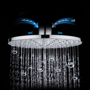 Système de douche carré moderne en chrome avec fonction pluie, mitigeur mural pour baignoire, robinet de salle de bain chaud/froid pour hôtels et appartements - Product Image 3