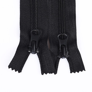 Cho dây kéo 3 #5 #7 #8 #10 # ban đầu màu đen Nylon dài chuỗi tự động khóa cuộn dây kéo Close-end/mở-end DTM nhuộm phù hợp - Product Image 6