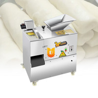 Nouvelle ligne de production automatique de pâte à pain au levain en acier inoxydable, diviseuse de pâte électrique, coupe-pâte à la sourdough, grande capacité pour boulangerie, chapati, pizza, pains.