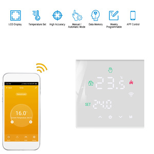 Wifi thông minh nhiệt với màn hình đầy màu sắc 230V điện sưởi ấm sàn nước/gas nồi hơi điều khiển nhiệt độ thiết kế hiện đại - Product Image 5