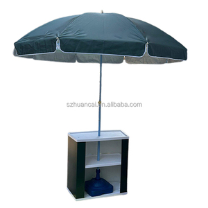 <span class=keywords><strong>Table</strong></span> de promotion portable en aluminium avec support de présentation en PP et parasol – Vente directe usine - Product Image 5