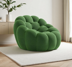 Fauteuil pouf minimaliste italien inclinable, canapé une place pour salon, balcon, intérieur - Product Image 4