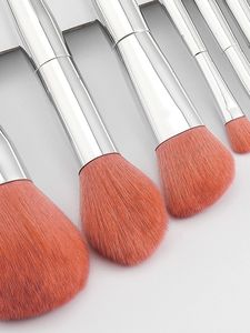 9pcs Makeup Brush Set Synthetic Hair Flat <b>Eye</b> Foundation Face Concealer Private Label Professional Cosmetic Brush Kit - Product Image 2