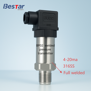 トランスデューサー圧力トランスミッタ,4-20mA 1-5VDC RS485 0.5% FS 316ssフル溶接圧力 - Product Image 1