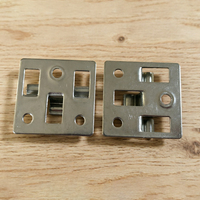Fixations et attaches modernes pour terrasses en composite WPC - Clip carré excentrique imperméable, résistant à l'usure et antidérapant