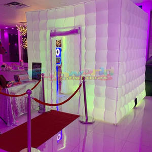 舞台空气立方体巨型小屋广告户外房子充气帐篷大型活动照片亭 - Product Image 6