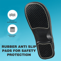 Vente en gros Absorption Respirant Serveur Travail Uniforme Antidérapant Léger Doux Eva Hommes Femmes Chef Chaussures