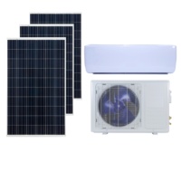 Ventes chaudes DC48 100% solaire, climatiseur solaire alimenté par l'énergie solaire, système de climatisation solaire hors réseau pour une autonomie de 6 à 12 heures