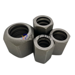 Écrou d'ancrage hexagonal <span class=keywords><strong>en</strong></span> acier au carbone R25 R32 R51 pour boulons de roche, stabilisation des pentes et construction, approuvé ISO - Product Image 1