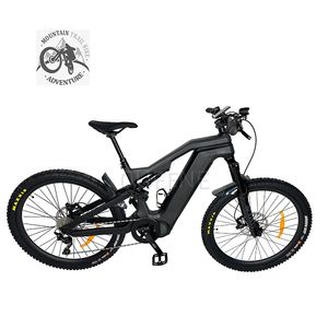 Vente directe d'usine Bafang puissant vélo hybride électrique à moteur central E Bike Ebike en fibre de carbone à suspension complète - Product Image 1