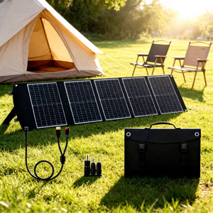 แผงโซลาร์เซลล์แบบพกพา 600W โมโนคริสตัลไลน์ โพลีคริสตัลไลน์ ซิลิคอน ประสิทธิภาพ 25% สีดำ UC-600 สำหรับการตั้งแคมป์กลางแจ้ง - Product Image 5