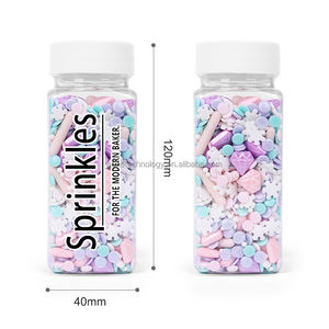 Le plus vendu 100g rose violet diamant bonbons arrose arrose sucre arrose arrose comestible décoration arrose gâteau décoration pour la cuisson - Product Image 6