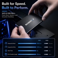 SSD SATA 2.5 Nandstor Factory OEM ODM Internal Solid State Drive 256GB 512GB 2.5 Inch Penyimpanan Data Kecepatan Tinggi untuk PC