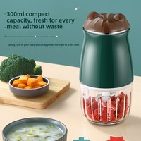 Pengolah Makanan Bayi Elektrik Kaca Cina Rumah Tangga Kecil Multi-Fungsi Penggiling Daging Puree Pencampur Bubur Nasi Mesin Masak