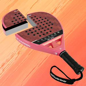 Raqueta de Pádel Híbrida Profesional ODM/OEM 2026, Logotipo Personalizado, Duradera, Fibra de Carbono 24K, Espuma EVA, Versión Profesional - Product Image 5