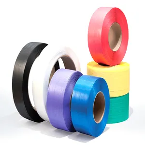 Good quality color PP strapping roll polypropylene packing strap for carton packing