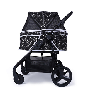 पालतू पशुओं की आपूर्ति निर्माताओं प्रत्यक्ष बिक्री पालतू घुमक्कड़ कुत्ता बिल्ली पिंजरे वाहक यात्रा pushchair foldable 1 में 3 सीट - Product Image 2