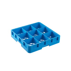 رفوف تخزين لأغطية زجاج النبيذ من 9 أقسام متينة ومقاومة للحرارة وذات 9 أقسام من البلاستيك لأغطية الزجاج ملائمة للمطابخ المنزلية مرتفعة الطلب - Product Image 1