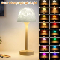 Projecteur de lumière LED moderne Aurora, lampe de table en cristal, lumière RGB à ondes océaniques, vague dynamique de l'eau, décoration nocturne pour chambre à coucher