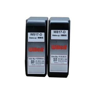 W817-D Verbrauchsmaterialien Druck Tintenpatrone Lösungsmittel Make-up für Willett Cij Tintenstrahldrucker W630 W650