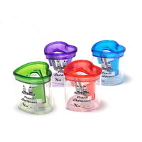 Aiguisoir à crayons manuel classique, avec double trou en plastique, pour bureau, nouveau, tendance