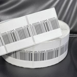 ป้ายกันขโมย EAS แบบนิ่ม ขนาด 5*5 ซม. สีขาว ความถี่ 8.2MHz สำหรับร้านขายเสื้อผ้า พร้อมบาร์โค้ด สำหรับระบบป้องกันการโจรกรรม ขายส่ง - Product Image 3