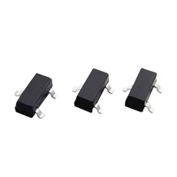 Transistor de Silicio NPN 2SD596 SOT-23 de 700mA y 25V para Amplificadores de Señal
