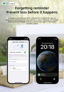 อุปกรณ์ติดตามอัจฉริยะ Find My Smart Tag ที่ได้รับการรับรอง MFi สำหรับกุญแจ กระเป๋าเดินทาง กระเป๋าเงิน ระบบ iOS พร้อม GPS ป้องกันการสูญหาย - Product Image 4