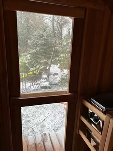 Grande pièce extérieure traditionnelle de sauna de baril de vente chaude pièce de sauna à vapeur de qualité supérieure à vendre - Product Image 4