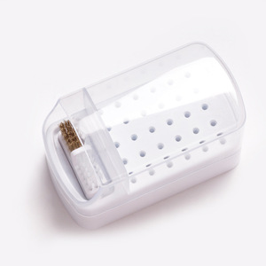 Boîte de rangement transparente à 30 trous pour embouts de ponceuse à ongles, support de présentation pour têtes de polissage, organisateur pour outils de salon de manucure - Product Image 6