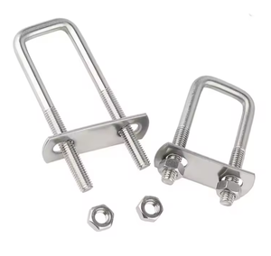 M20 M24 thép không gỉ SS 304 vuông uốn cong cho khung gầm xe tải Anodized U hình dạng loại bu lông và đai ốc máy giặt U bu lông DIN 3570 - Product Image 6