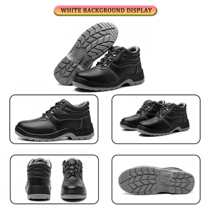 Chaussures de <span class=keywords><strong>travail</strong></span> de sécurité pour hommes noirs étanche Anti-crevaison Anti-impact protection industrielle en acier orteil pour Construction/exploitation minière - Product Image 3