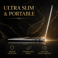Ordinateur portable fin personnalisable 14 pouces, 16 Go de RAM, 512 Go de SSD, processeur octa-core, pour usage professionnel