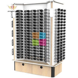 Occhiali da sole negozio lucchetto porta portaoggetti Design legno girevole piano piano ottico negozio vetrina per la vendita - Product Image 5