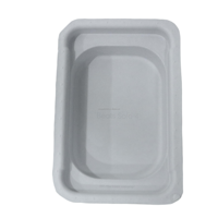 Boîte à savon en pulpe moulée pour savon liquide, matériaux recyclés écologiques avec laminage brillant ou mat