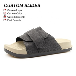 Sandalias OLICOM de Alta Calidad, Fabricadas en PU, <span class=keywords><strong>con</strong></span> Parte Superior Ajustable, Suela Gruesa, Soporte de Arco Acolchado, Ligeras y Suaves, Tendencia de Moda Masculina - Product Image 3