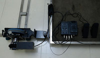 Trailer Dolly Kamera Impor Jerman Motor Bertenaga Tinggi Beban Angkut 200kg Kontrol Sensor Hall Pedal Ganda Kebisingan Rendah untuk Pemotretan Film