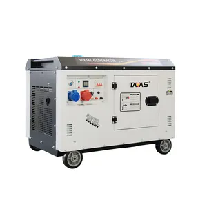 8 kw 10 kw 8kva 10kva 220v 1 cilindro mini raffreddato ad aria portatile silenzio generatore diesel elettrico per uso domestico