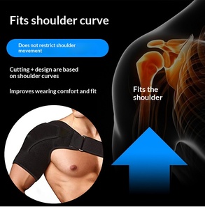 Sports Shoulder Straps Compression Shoulder <b>Protectors</b> for Men and Women Single Shoulder <b>Protectors</b> Adjustable Shoulder - Product Image 5