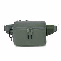 Sac banane/bandoulière/poitrine sportif en nylon imperméable – Conception unisexe avec fermeture à cordon pour sports de plein air ; Vente en gros transfrontalière