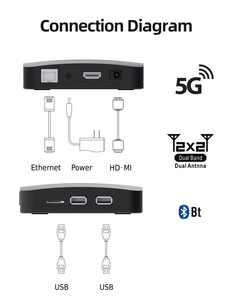 Boîtier TV intelligent XS97 Android 11 4K HDR Octa Core Amlogic S905X3 Wi-Fi 6 Google Play Store - Product Image 6