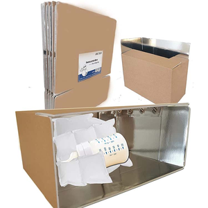 Cajas <span class=keywords><strong>de</strong></span> Embalaje Térmico Personalizadas, Impermeables y Plegables para Cadena <span class=keywords><strong>de</strong></span> Frío, para Pescado Fresco, Carne y Mariscos - Product Image 4