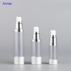 Chất Lượng Cao 15Ml 30Ml 50Ml Rõ Ràng Nhựa Không Có Không Khí Chai Kem Matte Nhôm Bạc Khuếch Tán Mỹ Phẩm Bơm Không Có Không Khí Chai - Product Image 3