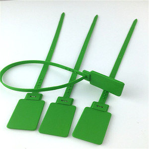 แท็กติดตามสินทรัพย์ GSC 860~960mhz และฉลากพิมพ์โค้ด QR แบบใช้แล้วทิ้ง แท็กซีล RFID แบบใช้สายรัดเคเบิล สำหรับการจัดการตู้คอนเทนเนอร์ - Product Image 4